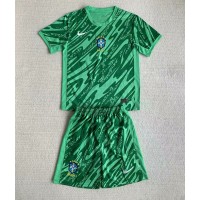 Brazil Golmanski Gostujuci Dres za djecu Copa America 2024 Kratak Rukav (+ Kratke hlače)